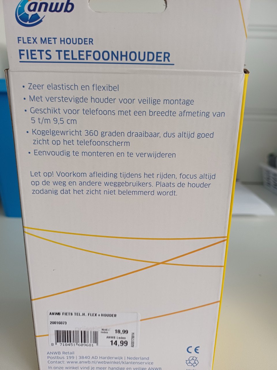 Telefoonhouder voor fiets (ANWB)