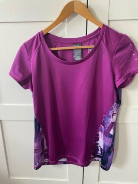 Paars sport shirt voor dames