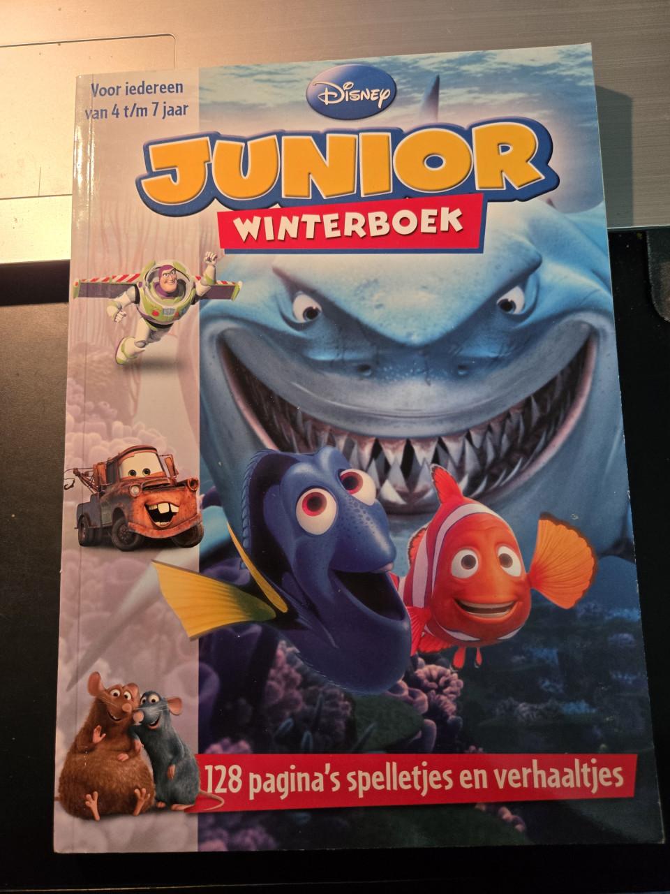 Disney Junior Winterboek, 2012 een kinderboek met 128 pagina's