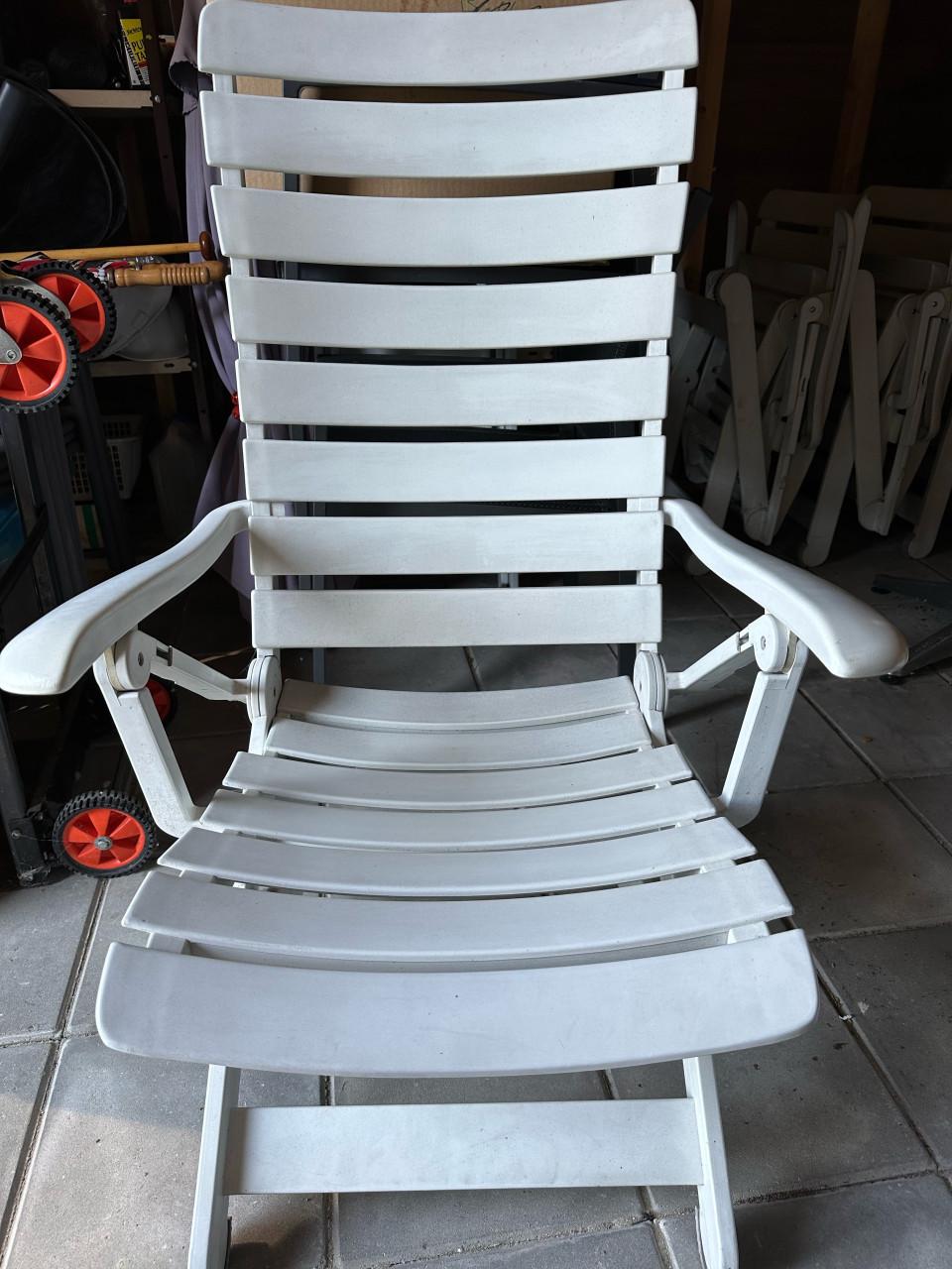 4 x tuinstoelen met kussens/ verstelbare en zware kwaliteit