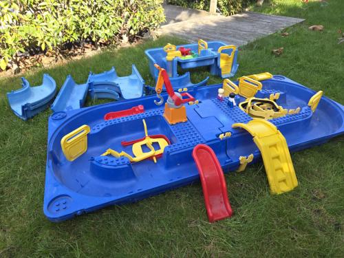 Waterbaan met accessoires