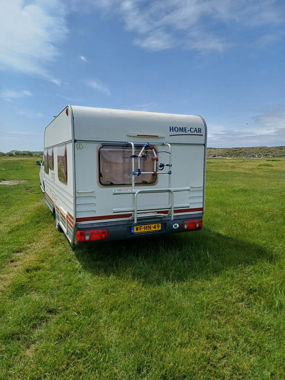 Home caravan met mover