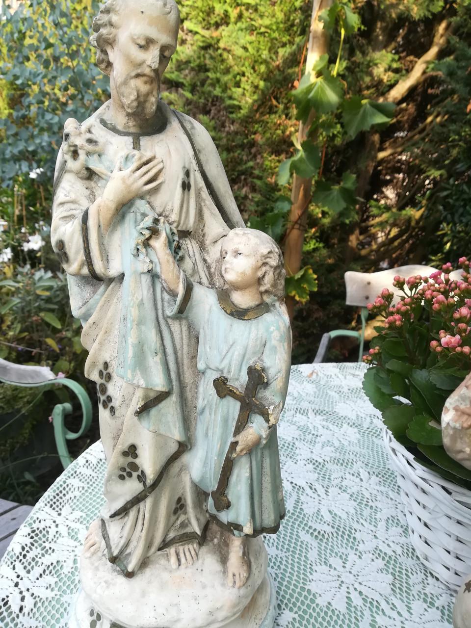Brocante gipsen beelden