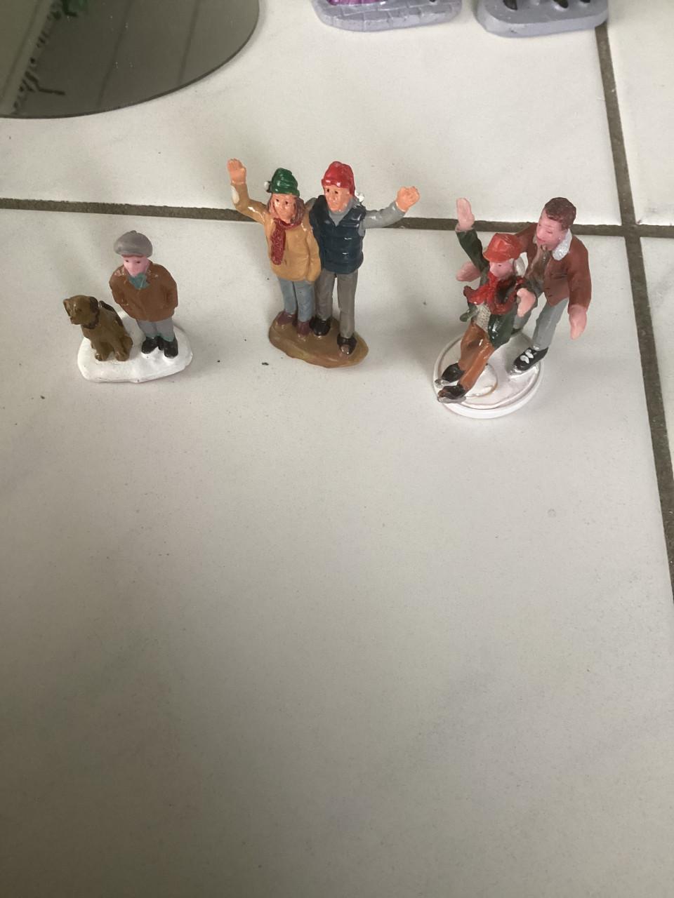 Meerdere Assecoires voor aankleding kerstdorp