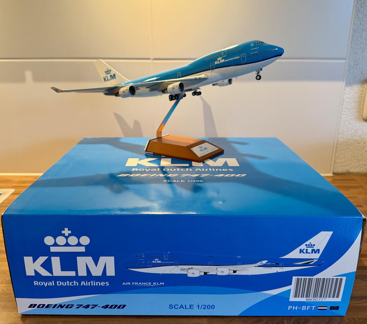 KLM schaalmodel 1:200