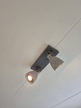 Plafondlamp betonlook