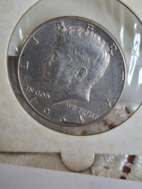 Halve dollar van je Kennedy