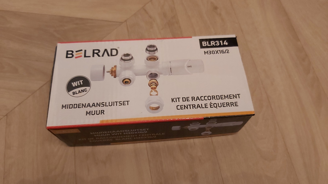 BLR314 middenaansluitset muur
