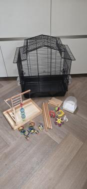 Vogelkooi met diverse extra's