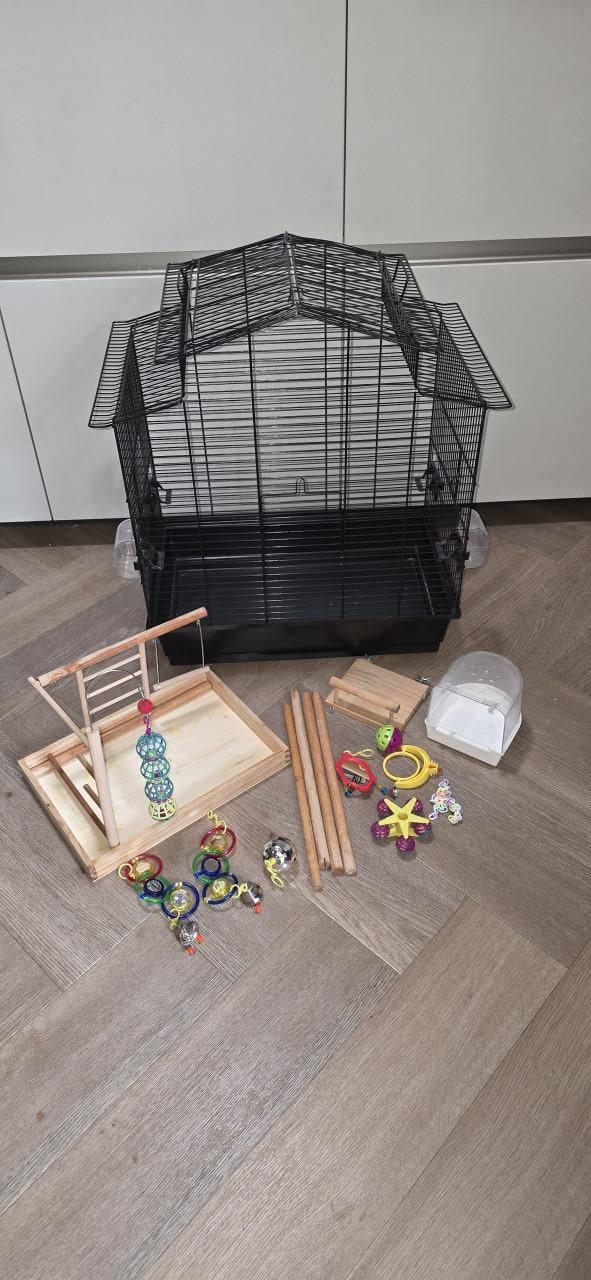 Vogelkooi met diverse extra's