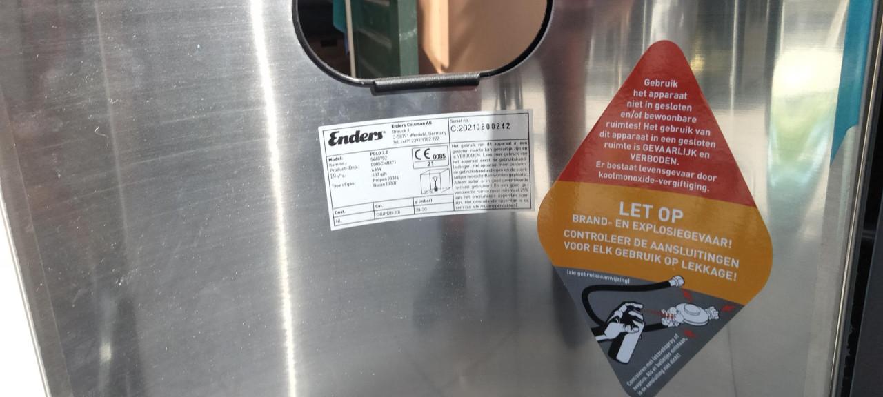 Terrasverwarmer op gas