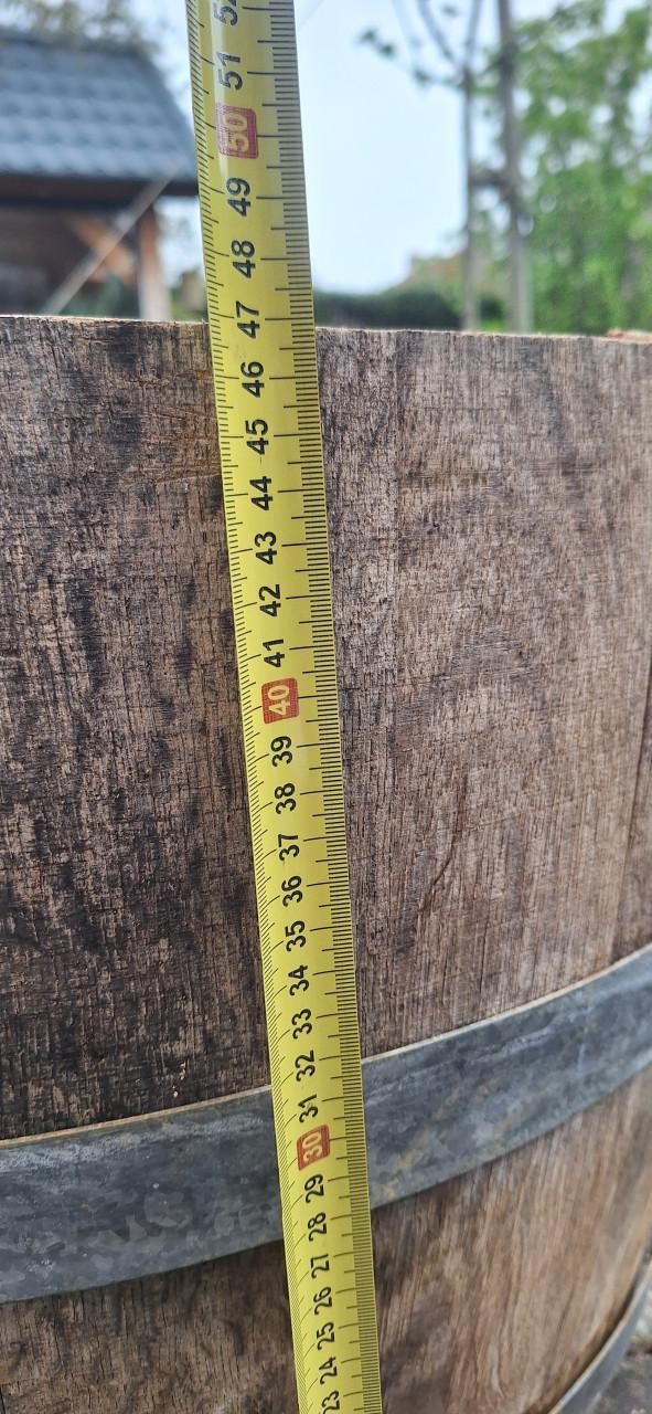 Plantenbak half wijnvat