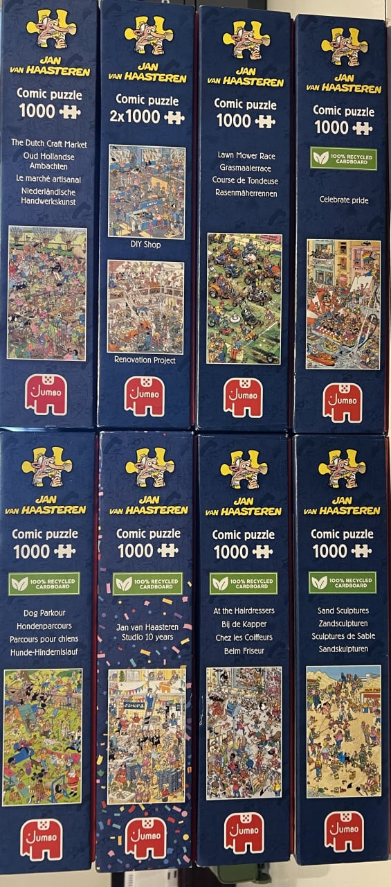 Jan van Haasteren - 9 verschillende puzzels