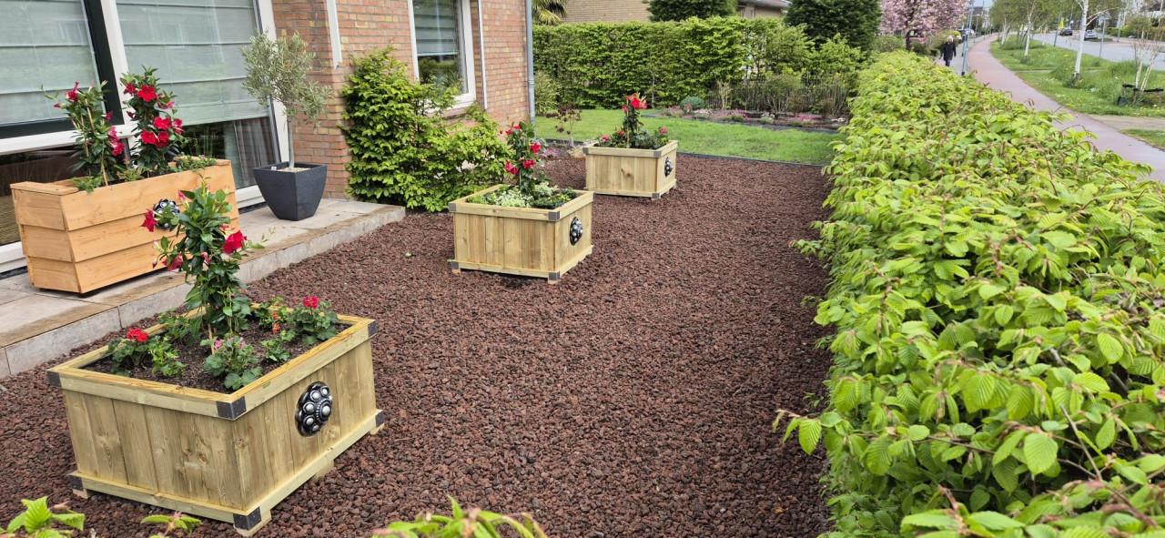 Zeeuwse knop bloembakken projecten ter inspiraties L80 x B80 x H50