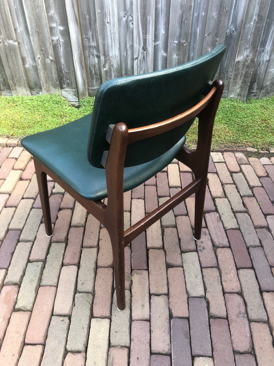 4 vintage eettafel stoelen.