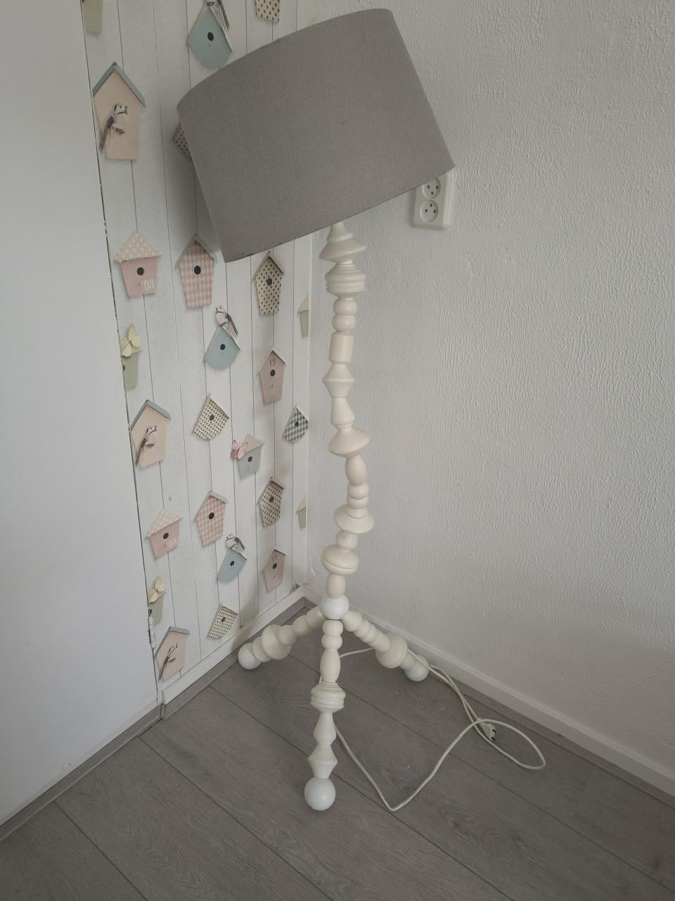 Unieke vintage IKEA lamp 18190 wit. Collectors item lamp.