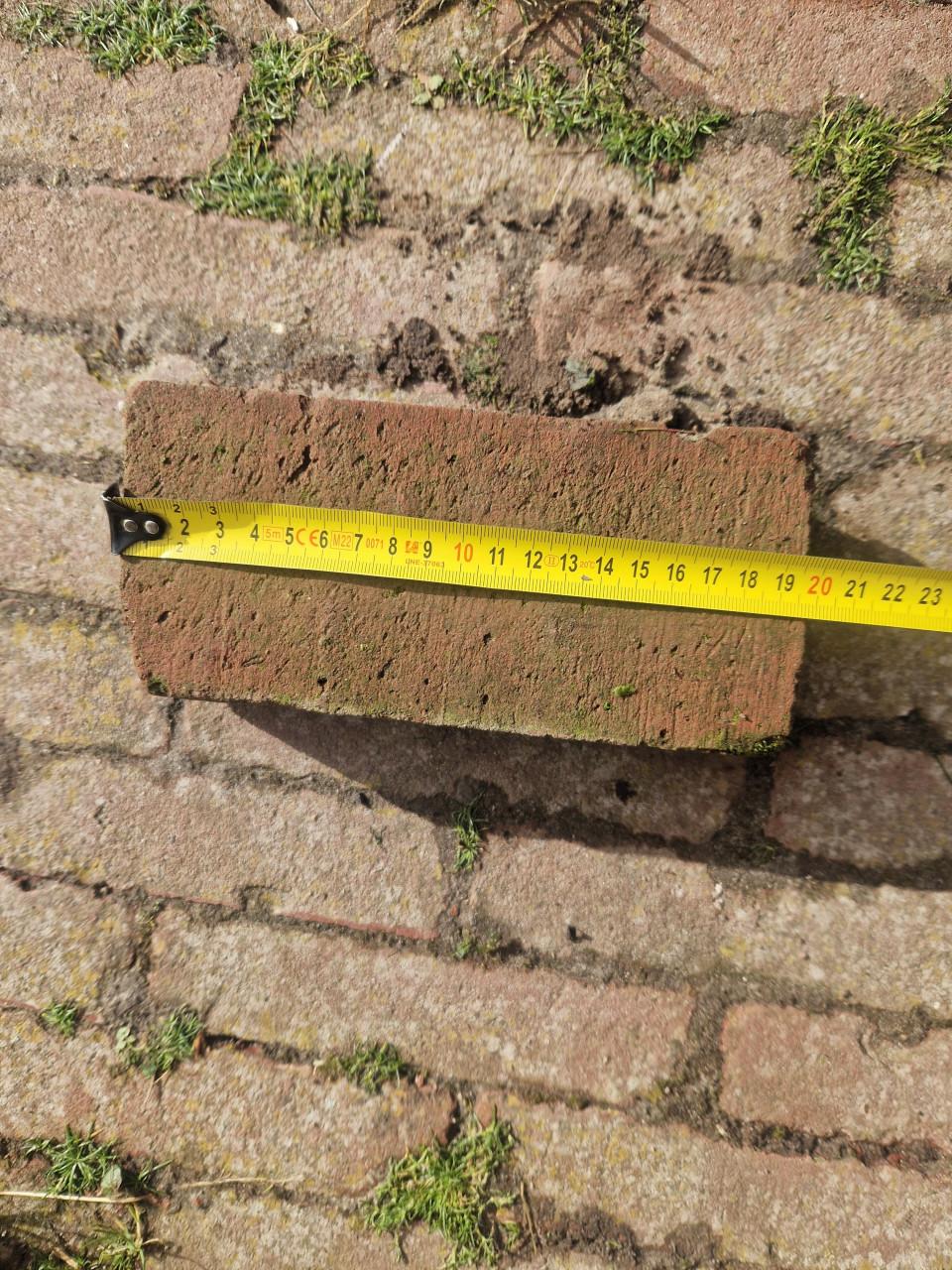 Rood gebakken klinkers