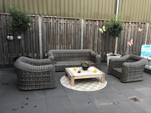 Lounge set incl vuurtafel