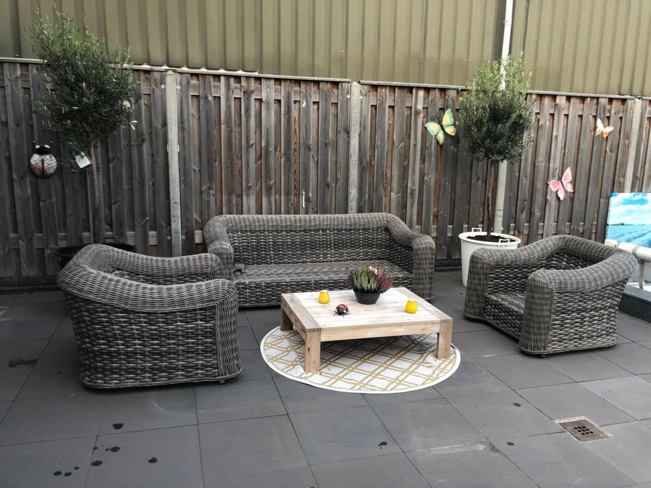 Lounge set incl vuurtafel