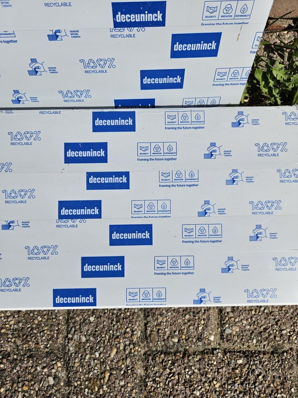 Boeiboord / boeidelen kleur RAL9016.