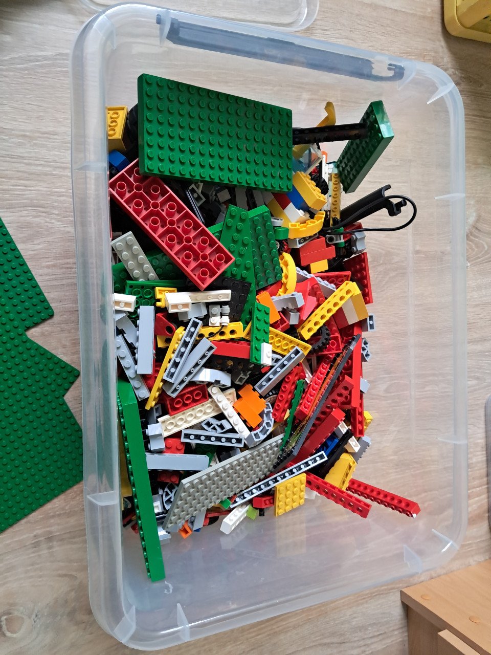 Doos lego stukjes GERESERVEERD