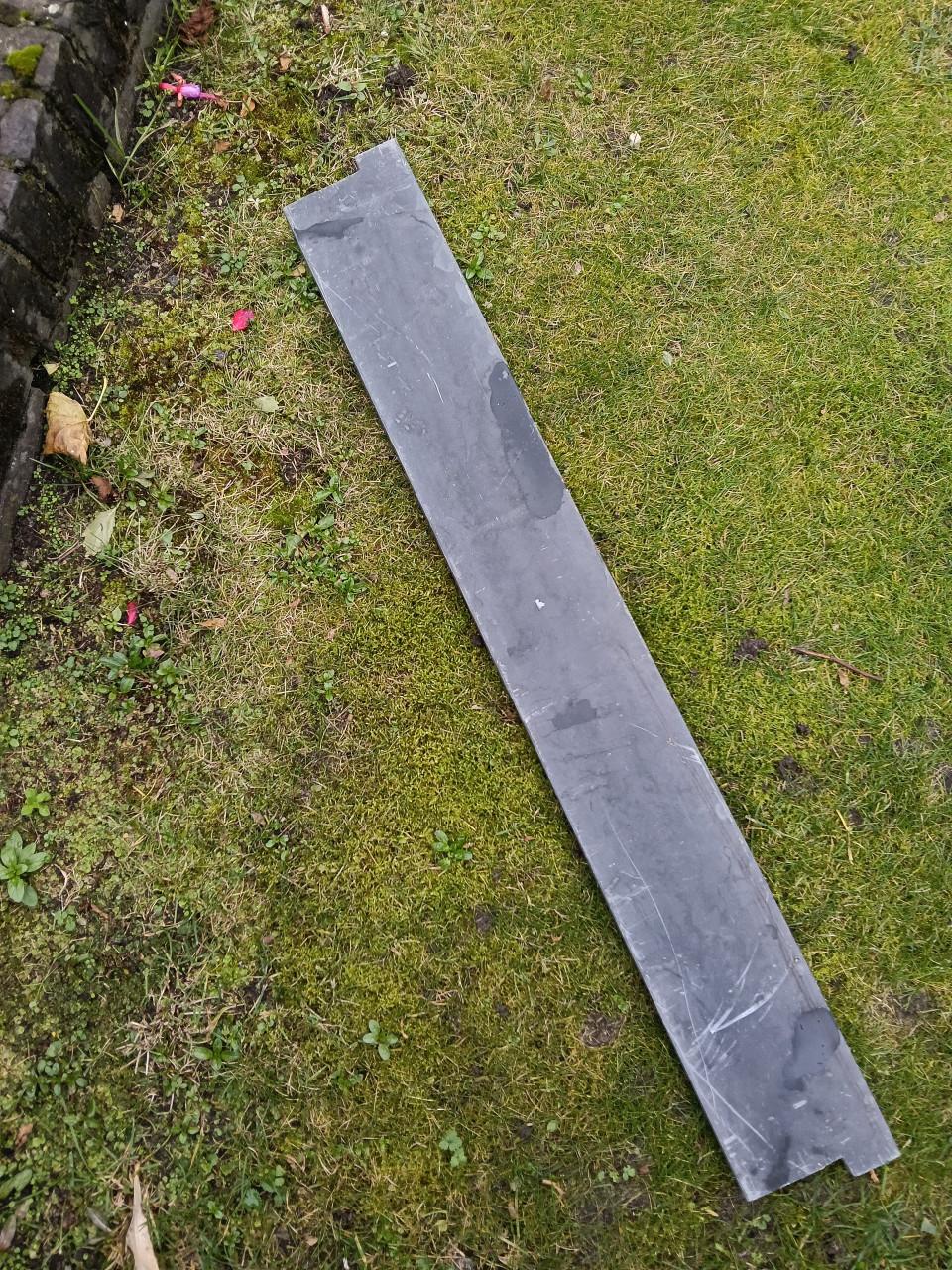 Zwarte dorpel 90cm x20cm x2 cm