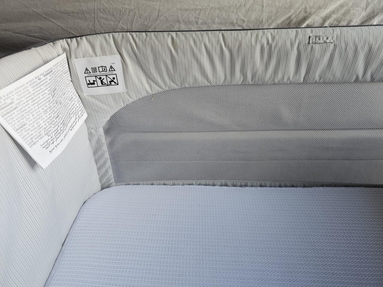 Cosleeper chicco next2me grijs