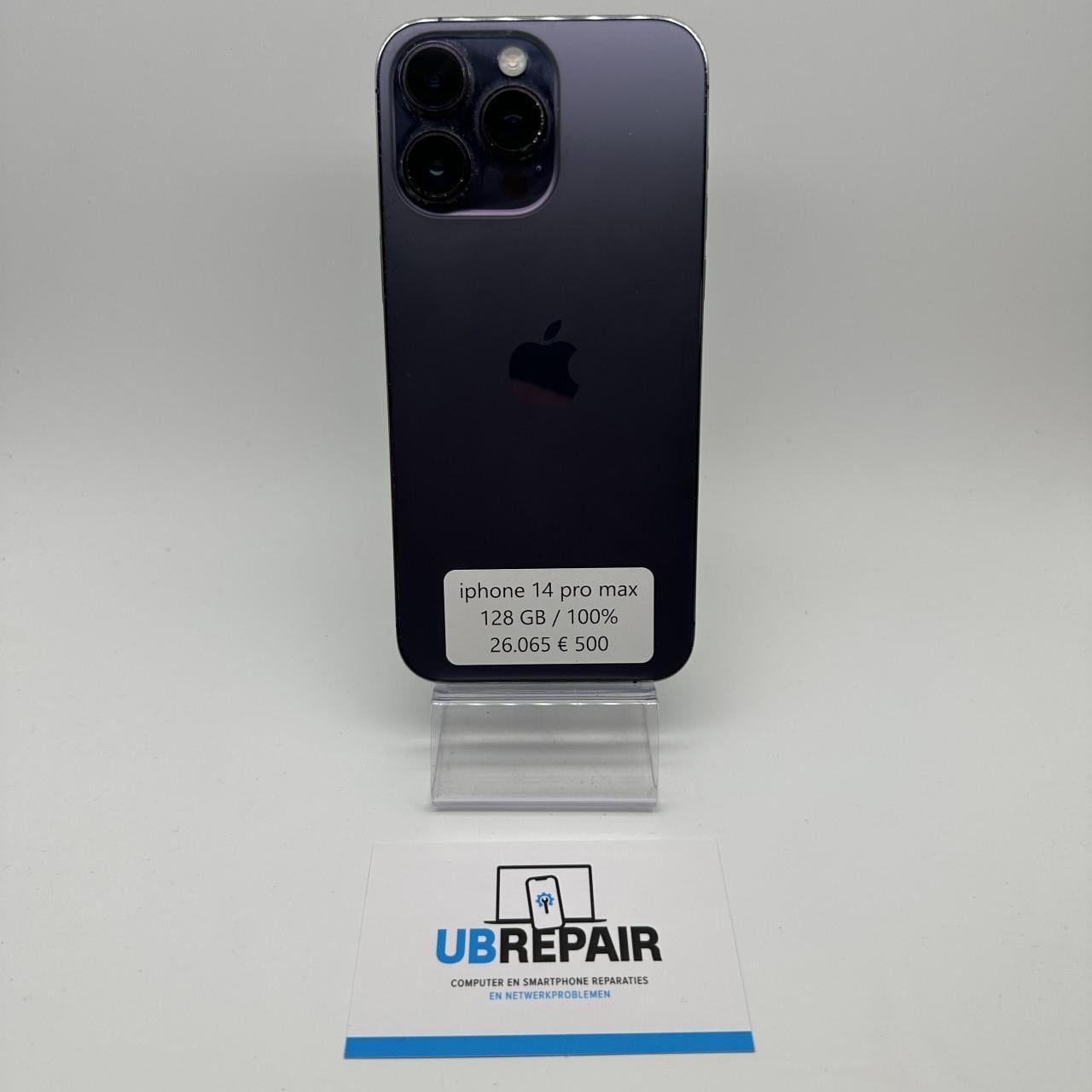 Apple iPhone 14 pro max 128 GB paars