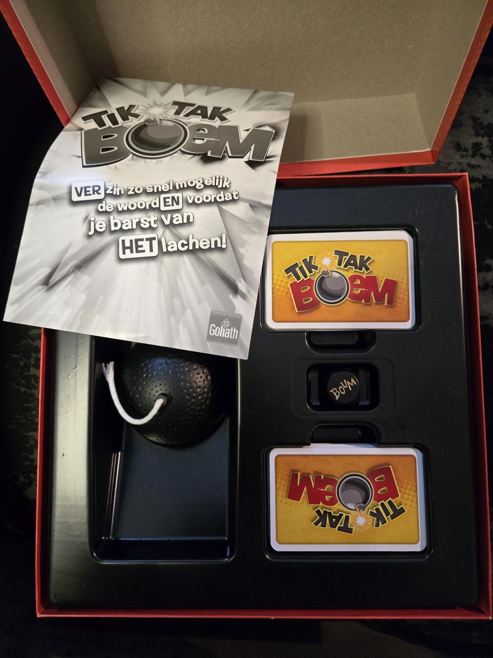 Gezelschapsspel Tik Tak Boem van fabrikant Goliath