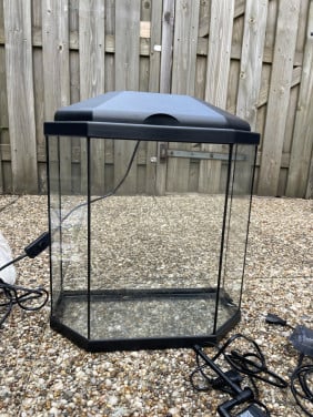 Aquarium met toebehoren