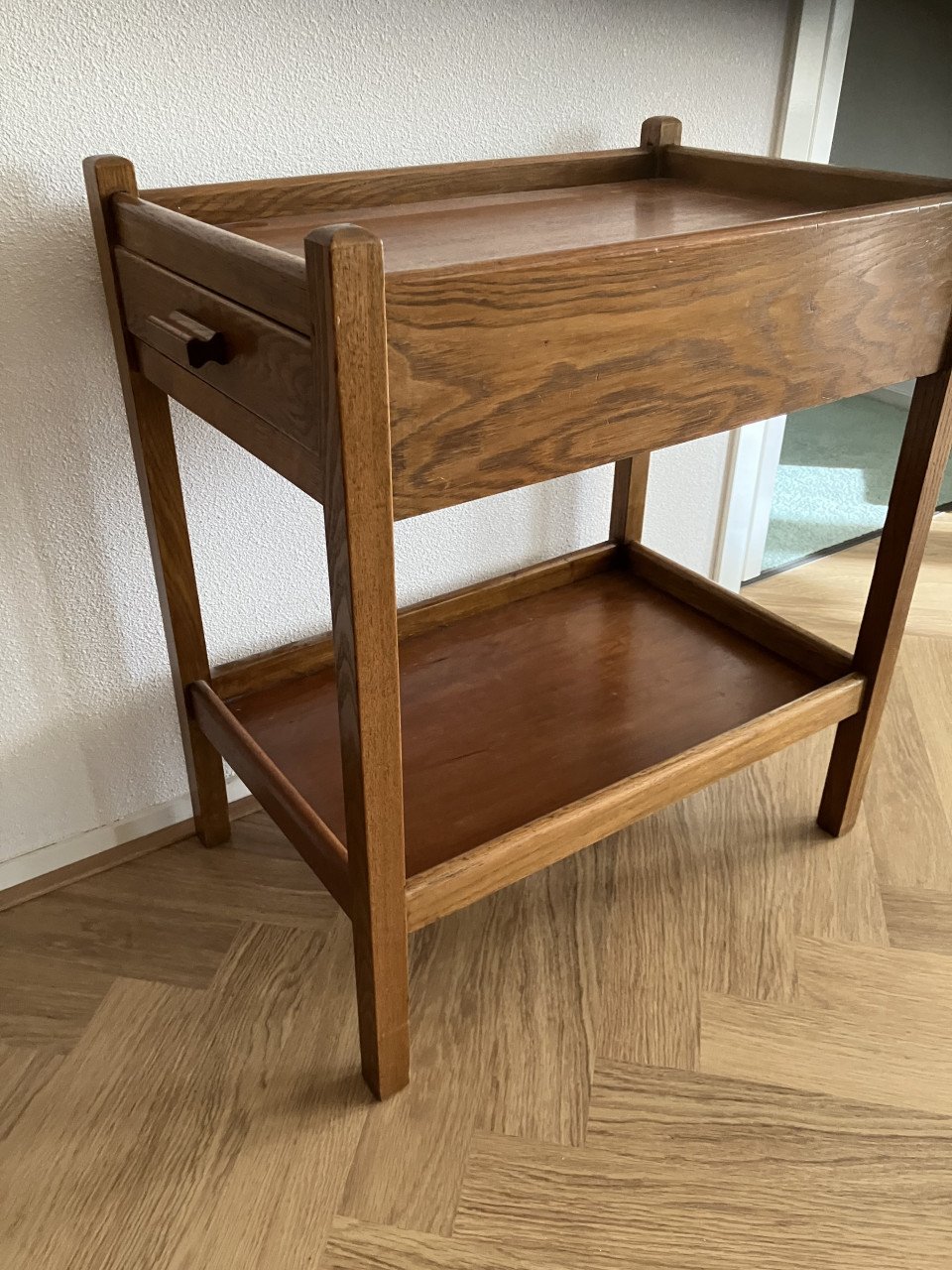Bijzettafel met 2x lade 60x40