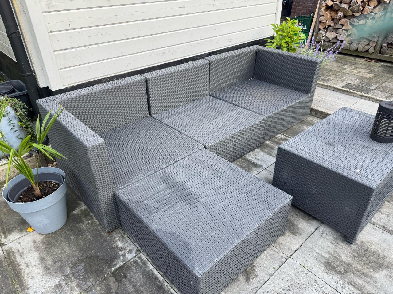 Tuinset met kussens
