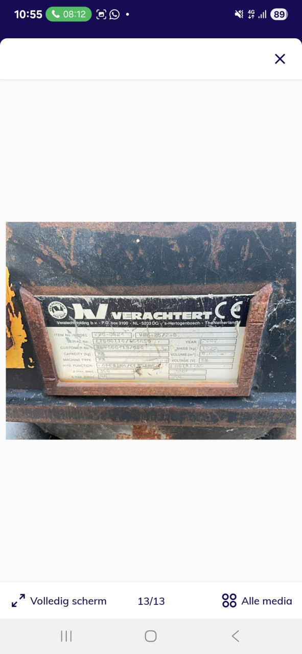 Sorteergrijper cw30