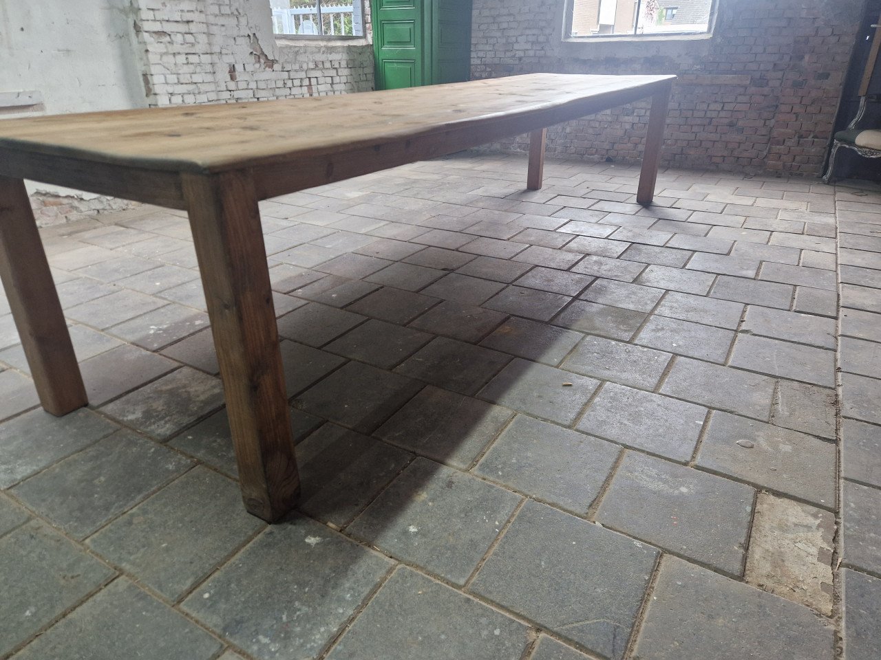 360 cm lange stamtafel mooi geleefd blad
