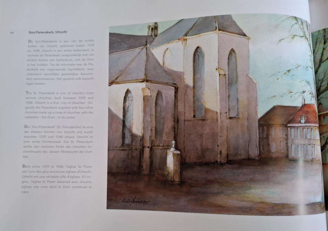 Land, Licht & Water, Holland in aquarel, door Arie Boers