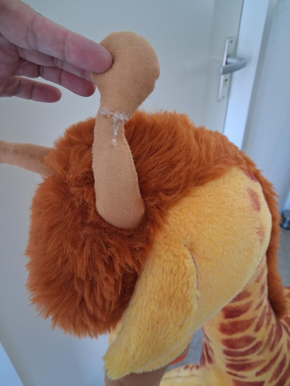 Grote giraffe vintage knuffel