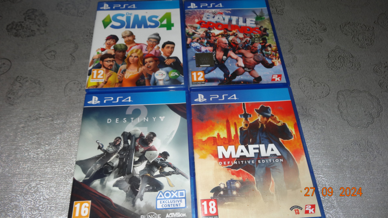 ZGAN verschillende PS4 games, alles werkt perfect, kies en bied naar waarde