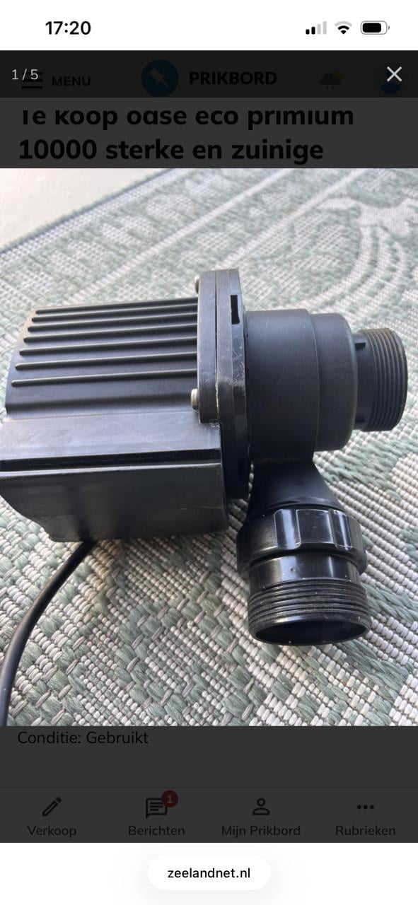 Te koop oase eco primium 10000 alleen de pomp  150 euro