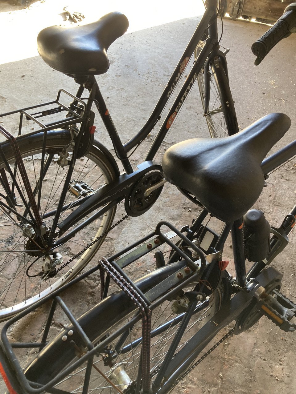 Setje sportieve Olympia heren/damesfiets