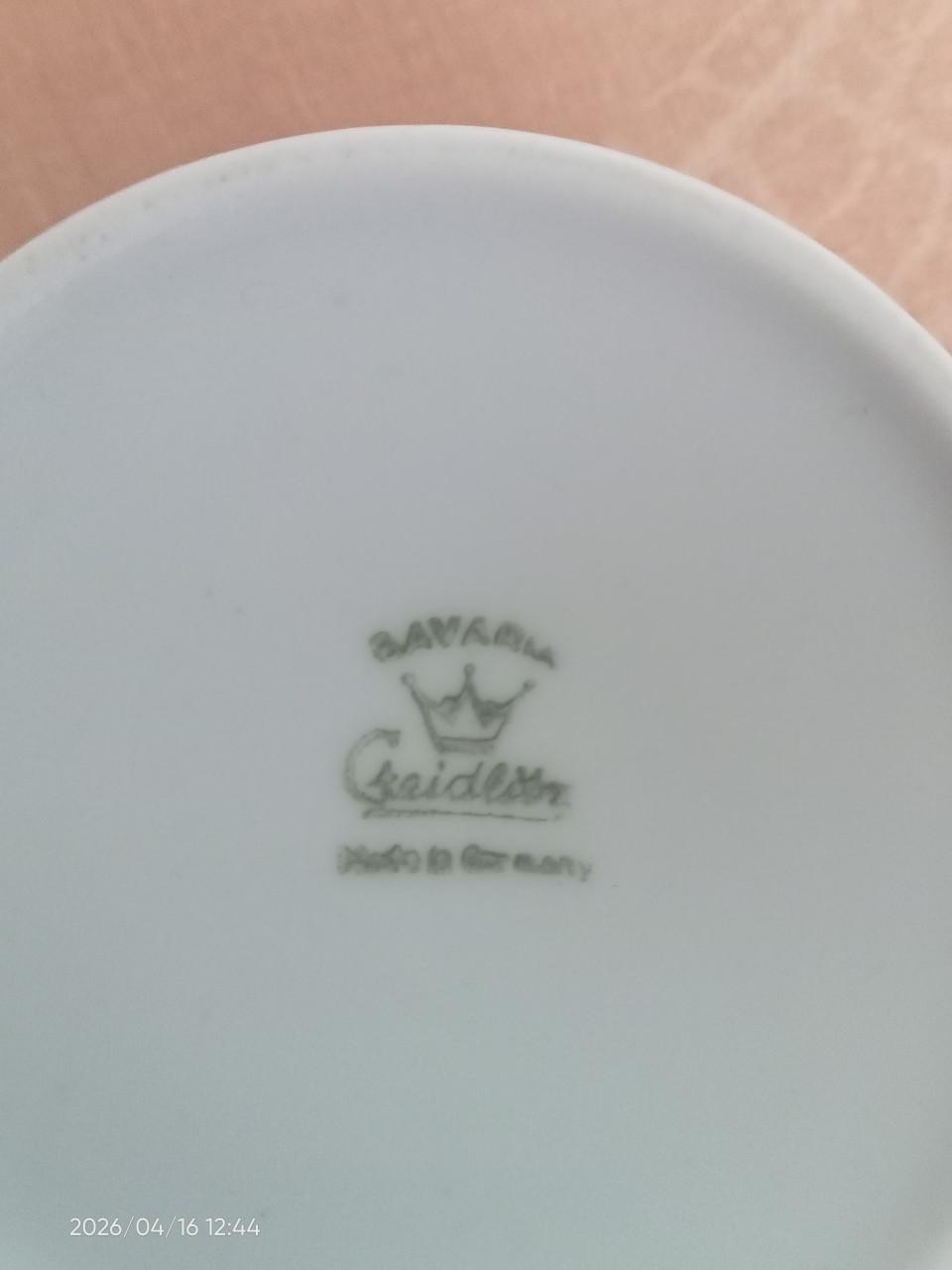 Vintage melkkan, suikerpot op schaal