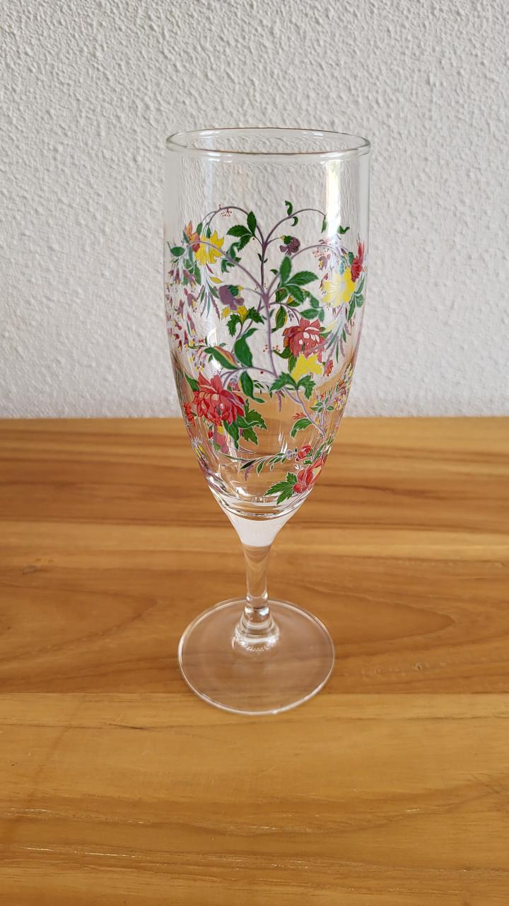 Luminarc gebloemd champagneglas