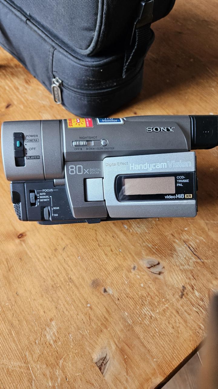 Sony camera incl tas
