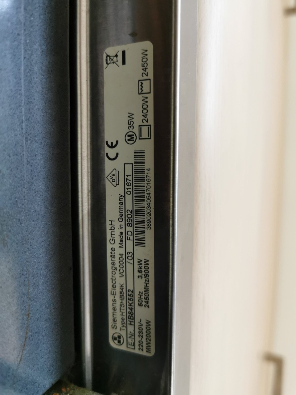 Siemens keuken apparatuur
