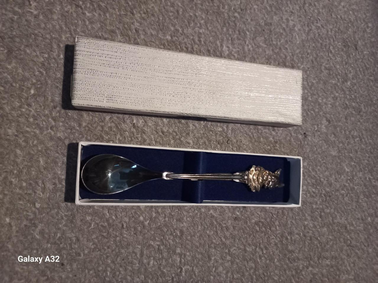 (Ver-)zilveren lepeltje Duitse herder