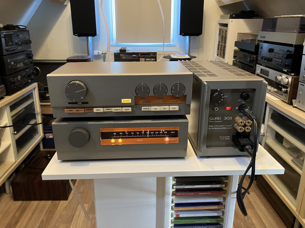 Quad 33-303-FM3 vintage top set volledige geserviced 6 maanden garantie