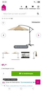 Zweefparasol