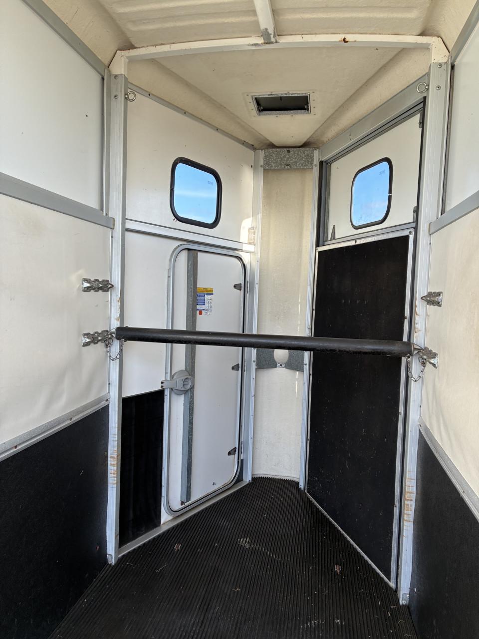 1,5 paards aluminium Ifor HB403 met voorlosklep (inruil mogelijk)