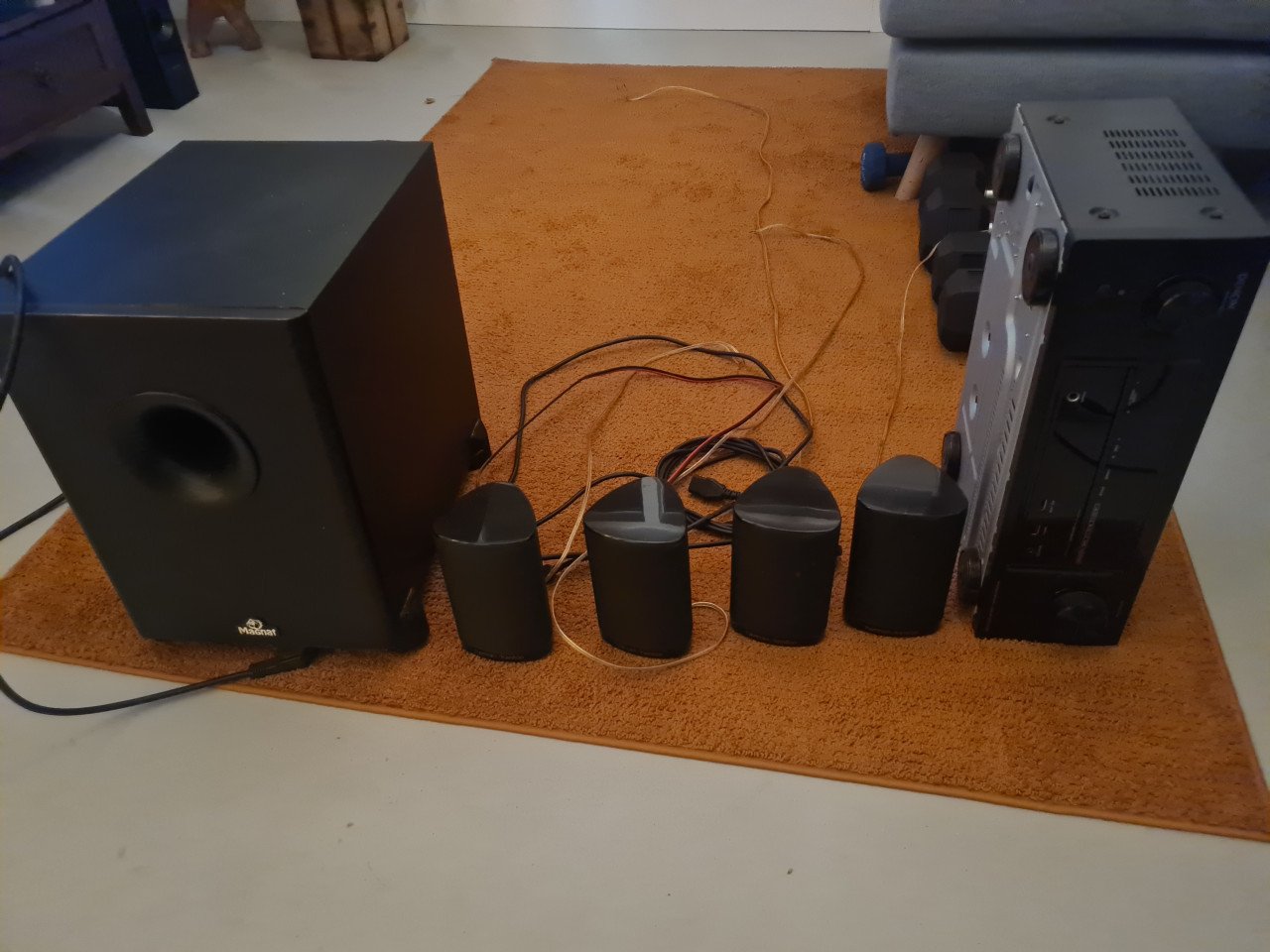 Denon AVRX1000 Harman/Kardon en Magnat speakers
