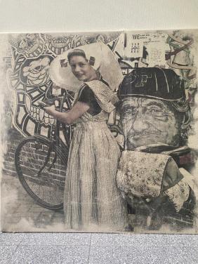 “ Urban Girl” uniek modern kunstwerk