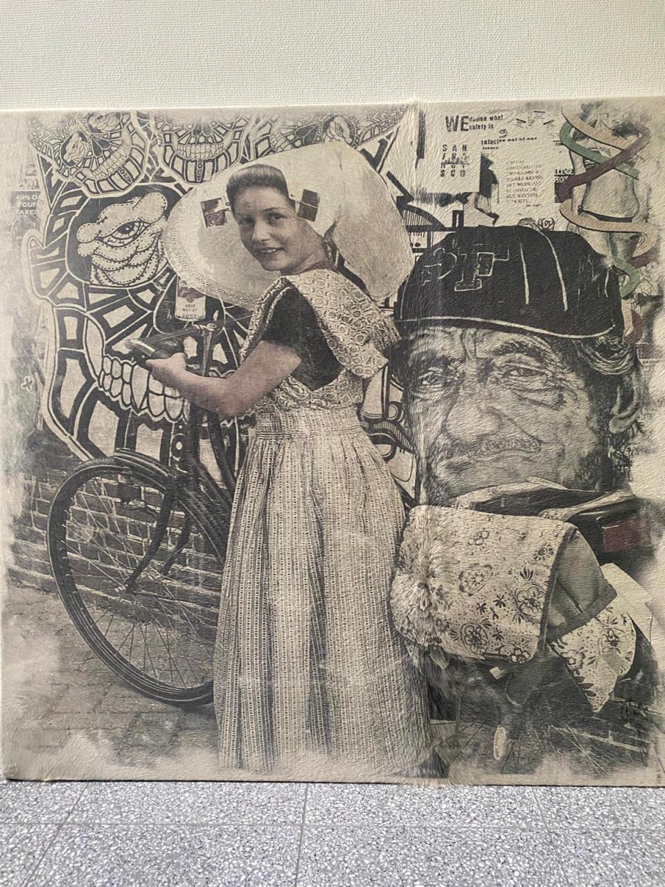 “ Urban Girl” uniek modern kunstwerk